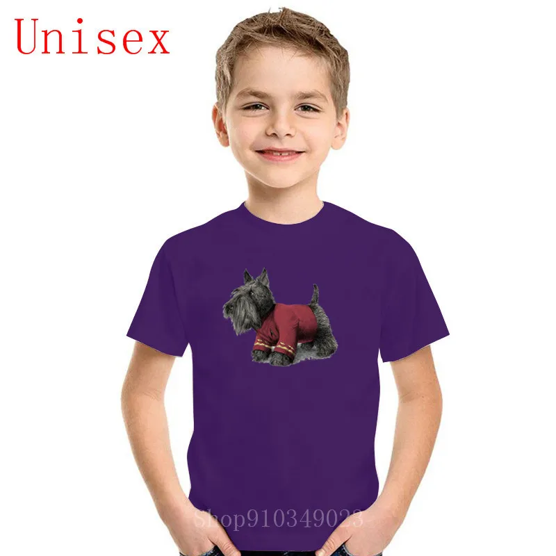Fashion Custom Scotty children T-Shirt Latest popularity kid T Shirt Summer New Cotton boy clothes girls Coming tops | Детская одежда и
