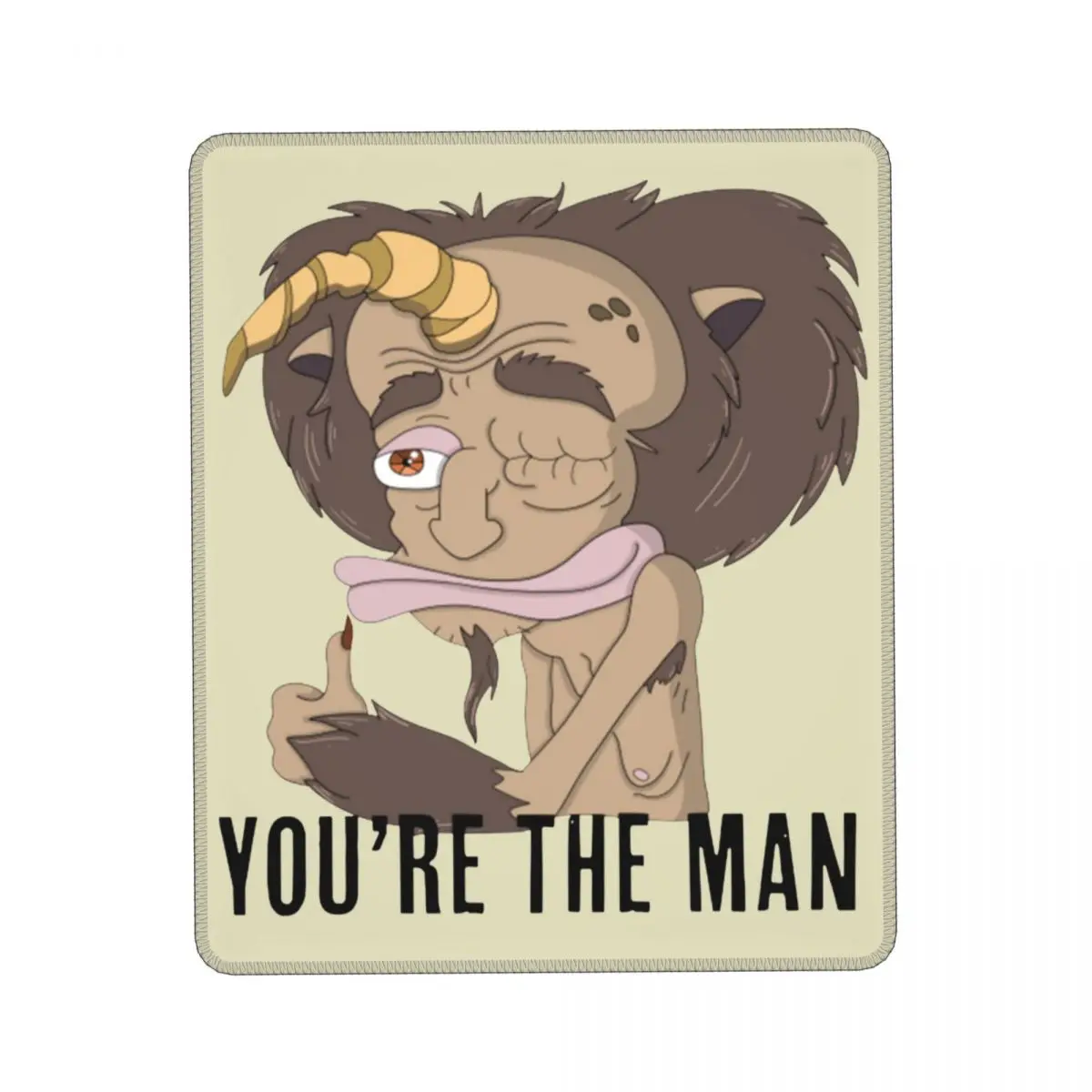 

Коврик для мыши Рик You Are The Man, винтажный коврик для мыши с большим гормоном для рта, монстр, устойчивый к пятнам, игровой Настольный коврик, по...