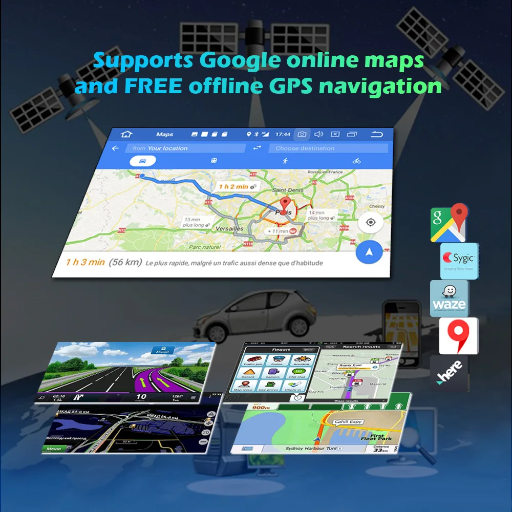 

7" CARPLAY BLUETOOTH ANDROID 10.0 GPS SATNAV TOUCHSCREEN AUTORADIO Radio 4G WiFi DAB+ DSP for Audi A3