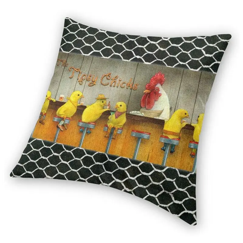 Модная наволочка для подушки tiцыплят и петуха домашняя декоративная 3D
