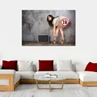 Настенная Картина на холсте с изображением красивой женщины сексуальной девушки, художественные плакаты и принты для украшения гостиной
