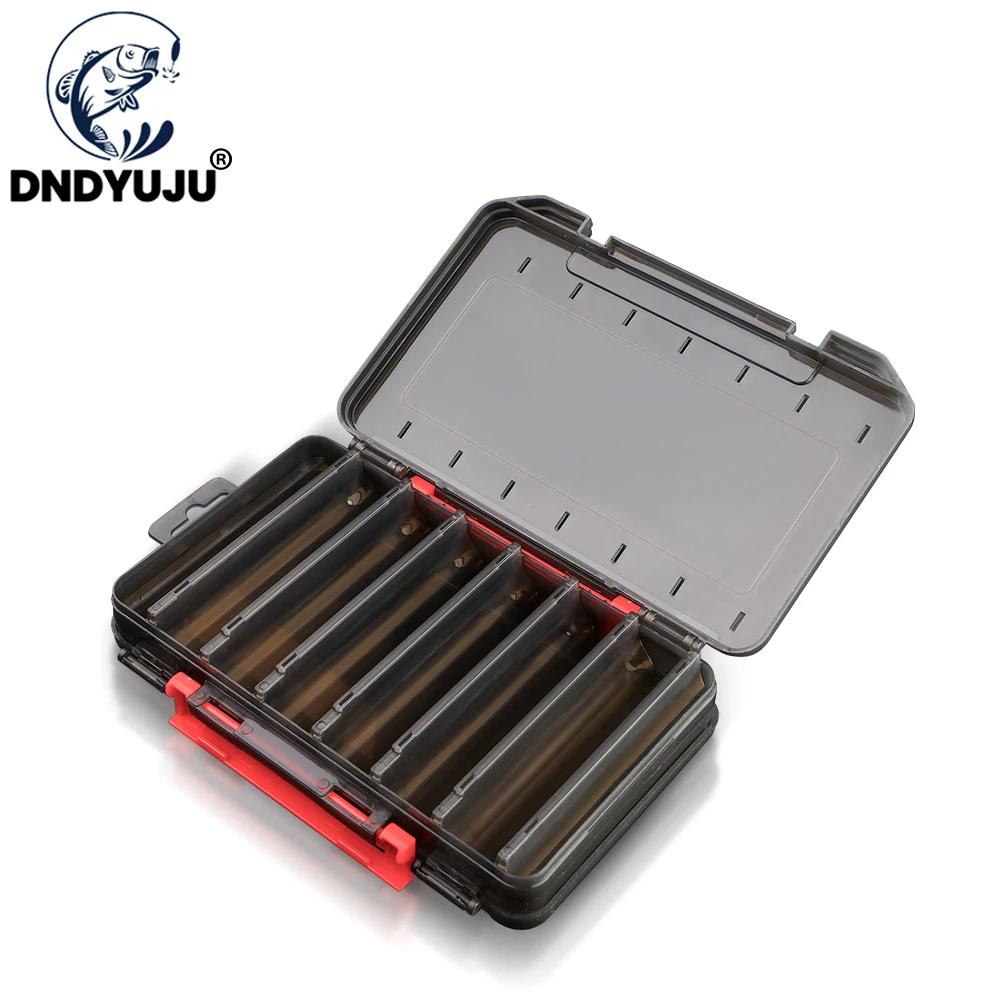 

DNDYUJU Fishing Box 14 compartments Fishing Accessories lure Hook Boxes storage Double Sided High Strength Fishing Tackle Box