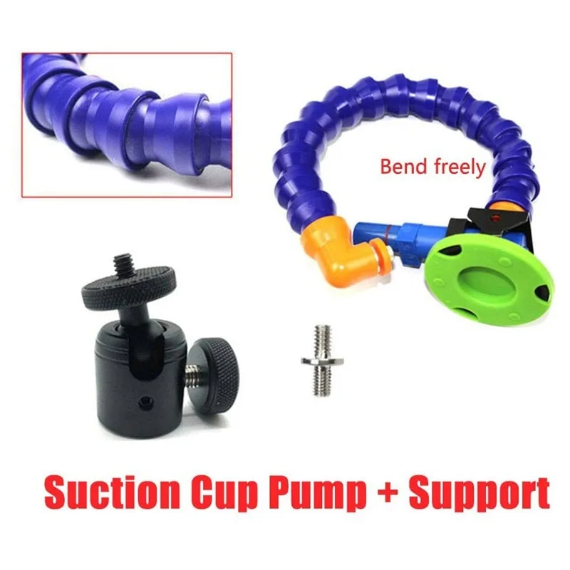 

3 Inch Heavy Duty Hand Pump Suction Cup with Flexible Gooseneck Tube Auto Repairing Tool