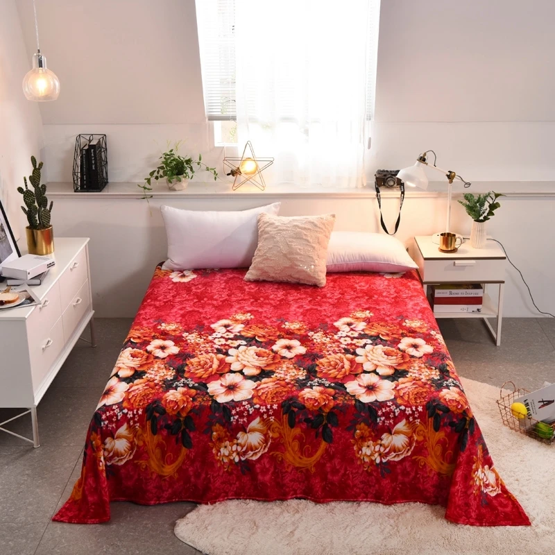 Флисовое одеяло для дивана кровати двойное королевы улицы внутренняя кровать