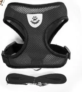 Сетчатый комплект для маленьких собак и поводков жилет щенков кошек поводок