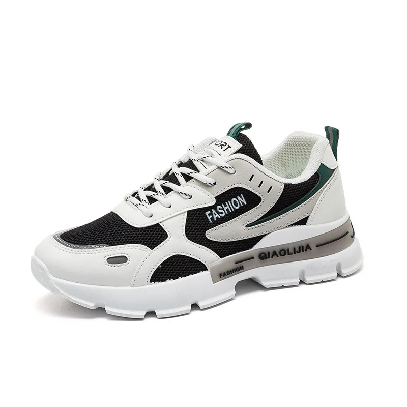 

SHOFORT Running Shoes 2021 Spring Fashion Mixed Color All-match Women Shoes Non-slip Light Breathable Heighten Platform Sneaker