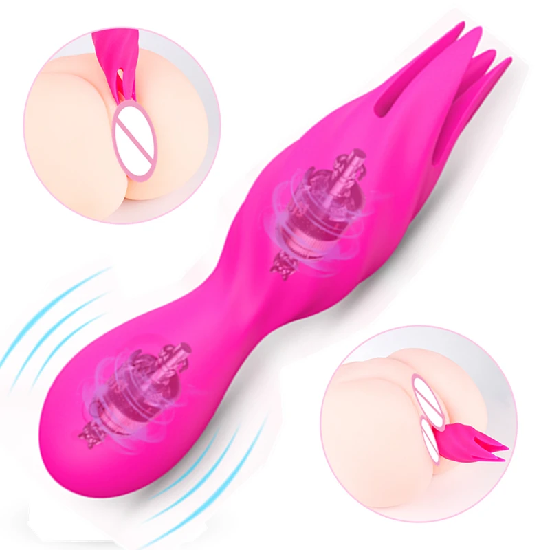 Два двигателя Вибратор для сосков клитор фаллоимитатор со стимулятором