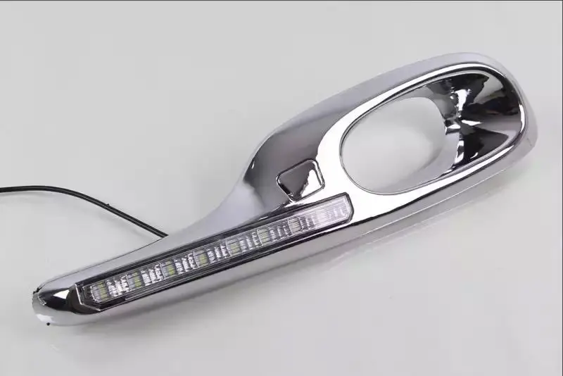 

Eosuns Led Drl Daytime Running Light for Honda 2011-2013 Fit Jazz Hybrid with Dimmer Function and Yellow Turn Signals