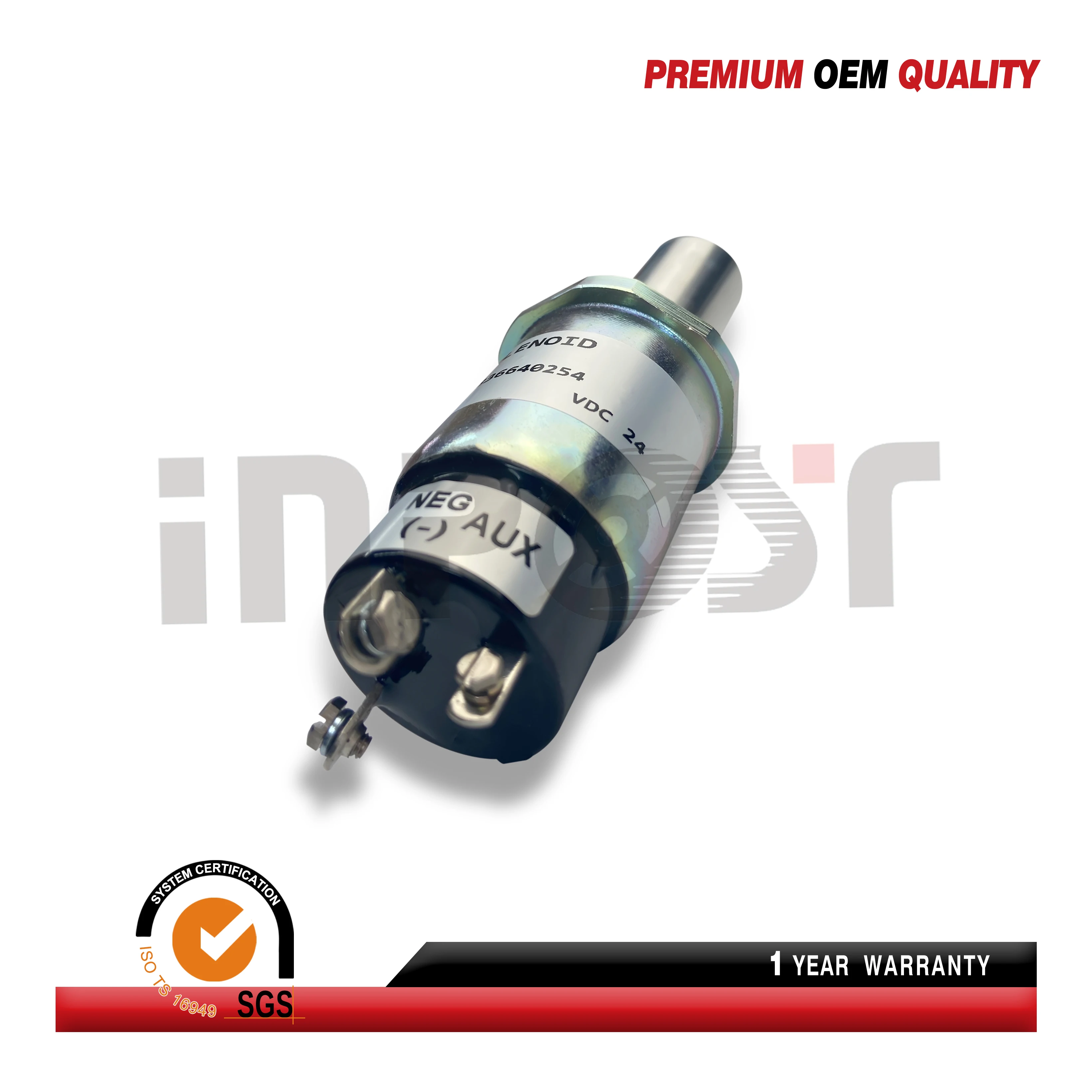 

INPOST 836640254 24V Fuel Shutoff Stop Solenoid SA-3991-24 For Komatsu Stop Magnet SISU Kalmar