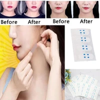 50 hot sale 40pcs v shape face slim patches stickers lift up double chin reducing thin face slim patches