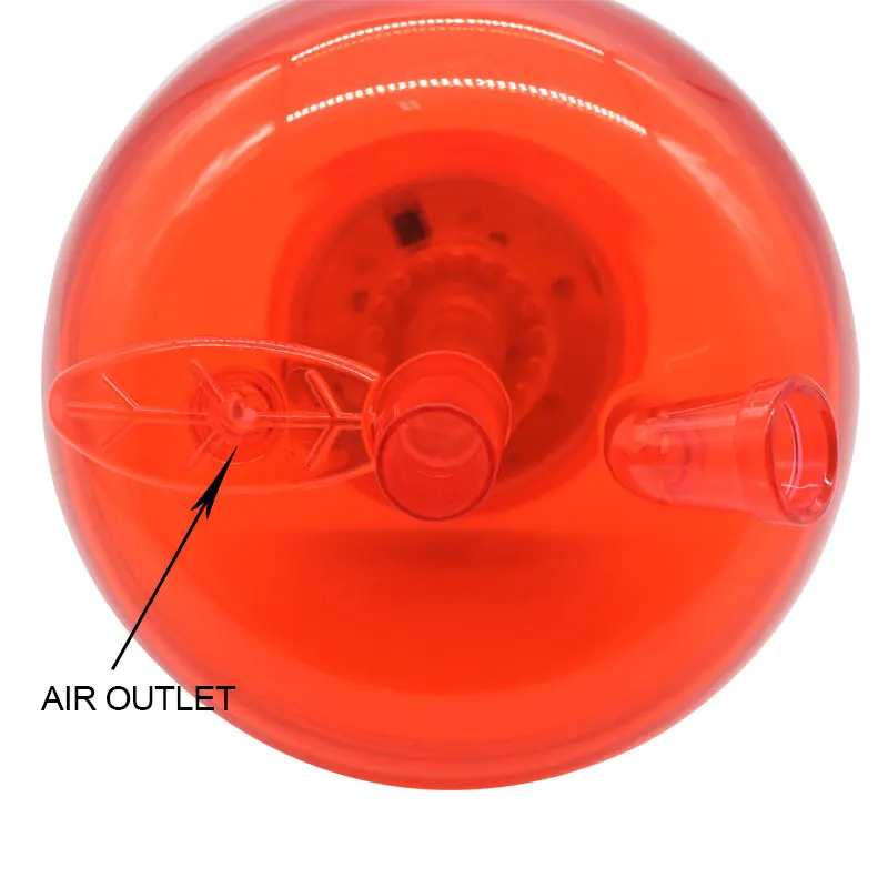 Портативная акриловая чаша кальяна с светодиодный светильник держатель для угля