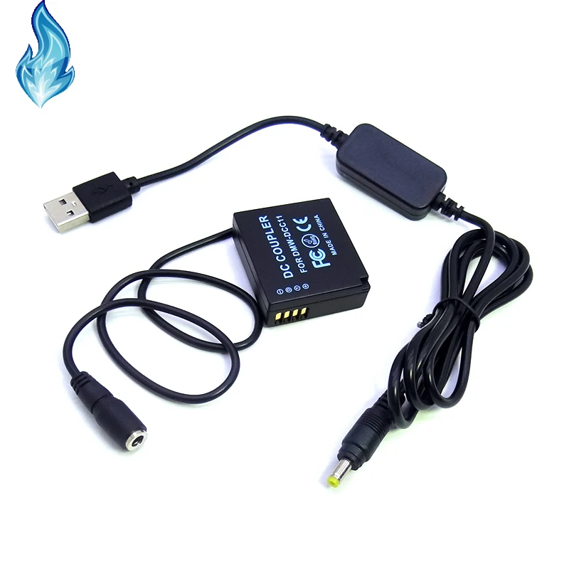 Пауэрбанк BLE9 DMW DCC11 + с кабелем 8 7 В подходит для камеры Panasonic Lumix DMC GF6 GF5 GF3 GF3K GX7 S6 S6K