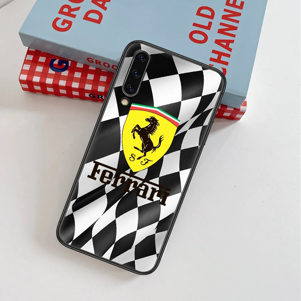 

Ferrare Sport Car Racing F1 Phone Case For Samsung Galaxy A 3 5 7 8 10 20 20E 21S 30 30S 40 50 51 70 71 black Bumper Tpu Prime