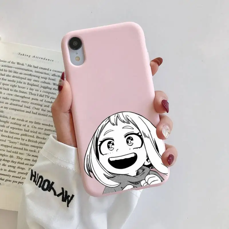 

My Hero Academia Ochako Uraraka Phone Case for iphone 13 11 12 mini pro max 7 8 plus 6 6s x xs max xr coque