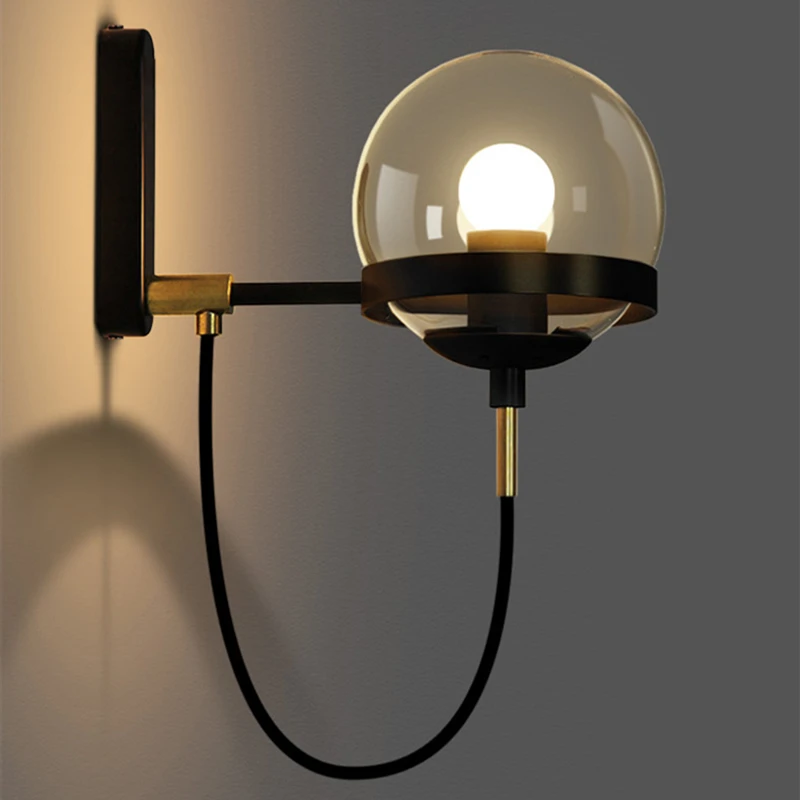 Wandlamp стеклянный современный простой светодиодный настенный светильник