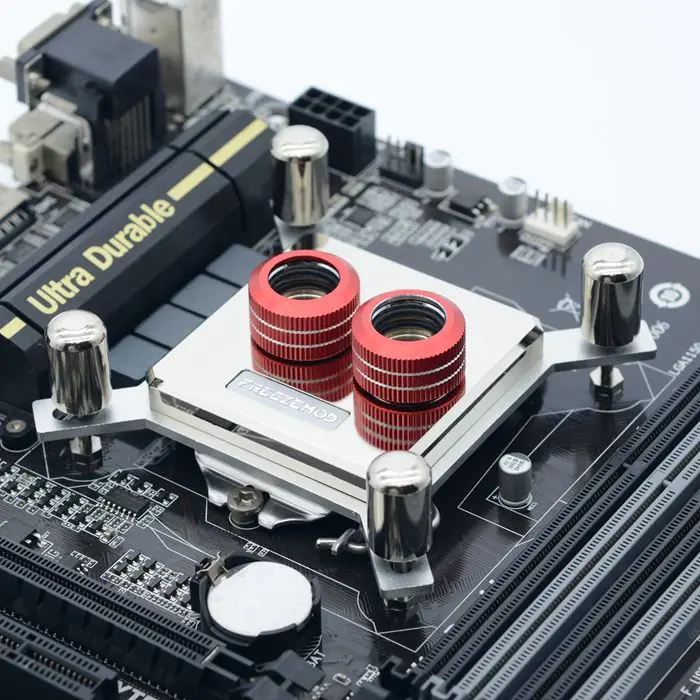 FREEZEMOD компьютерный блок водяного охлаждения процессора полностью металлический 60*60 крышка 0,5 микроканал. INTEL-JB3T