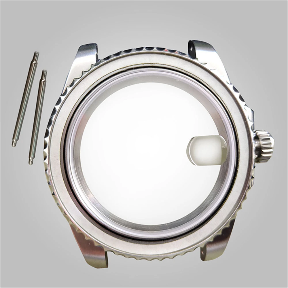 

40MM Watch Case for ETA 2836 for MIYOTA 8215 821A for Mingzhu 2813 3804 Watch Movement Watch Case Back Cover Shell Bezel Set