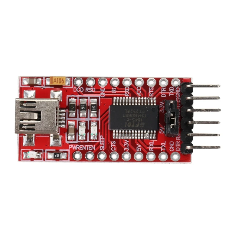 

FT232RL FTDI USB 3.3V 5V To TTL Serial Adapter Module for Arduino Mini Port