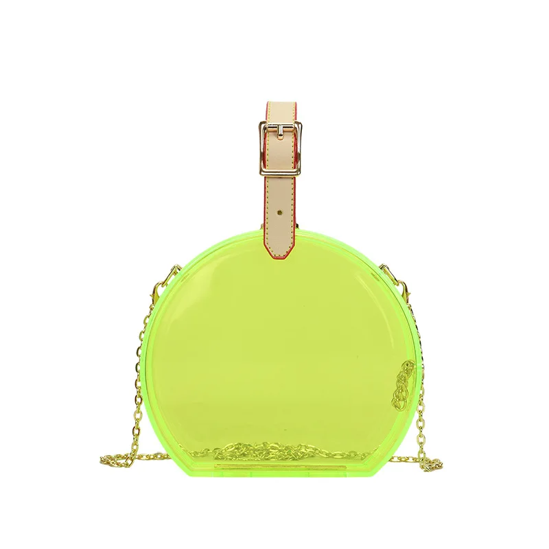 

Designer Products 2021 New Fashion Female Western Style Jelly transparent Shoulder Bag Cross-body Bag Underarm Bag Handbag