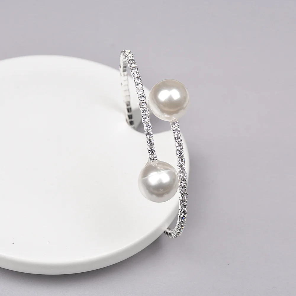 Женские браслеты с жемчугом из чешского розового золота модные ювелирные