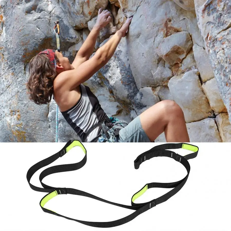 

Climb tools Mountaineering Climbing Foot Pedal Load Bearing Adjustable Flat Belt Strap Outdoor Safety Rope Outdoor climbing