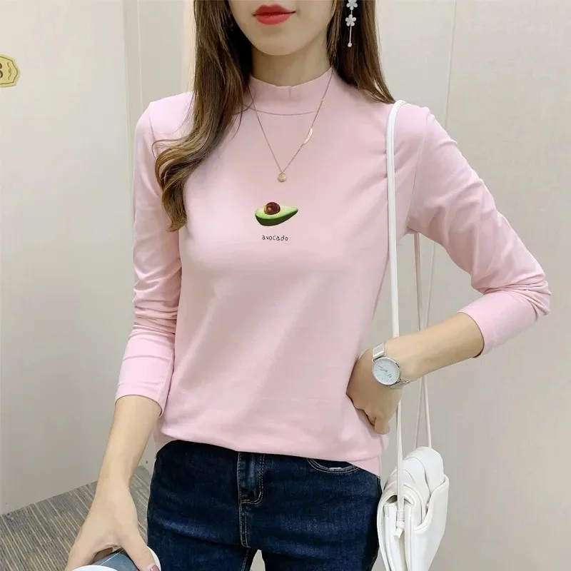 

T-shirt con stampa Logo moda t-shirt da donna manica corta rossa moda 100 cotone