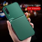 Автомобильный Магнитный силиконовый чехол для Xiaomi Mi 9 Se Lite 9T 8 A2 A1 A3 Note 10 Redmi Note 9S 9 7 8 Pro 8T 7A 8A 9A 9C Poco X3