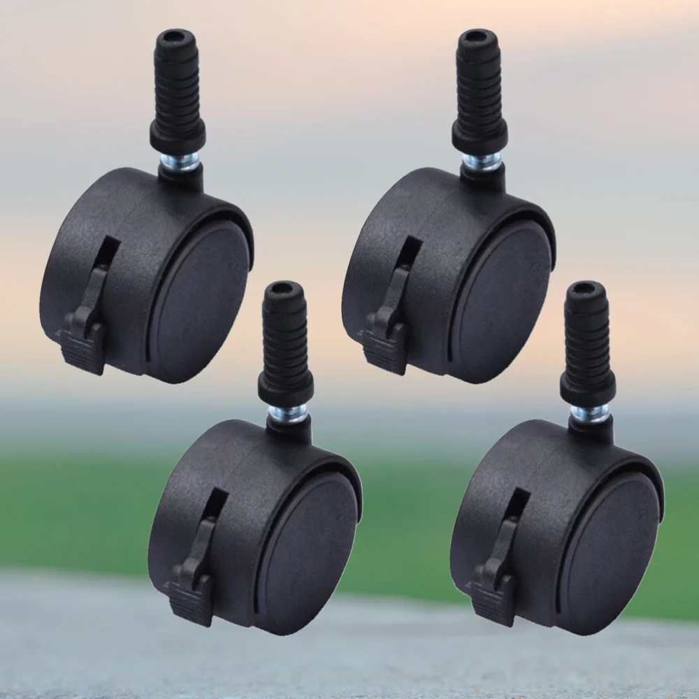 4 шт. 2 дюймовые креативные поворотные роликовые колеса 360 градусов пластина и