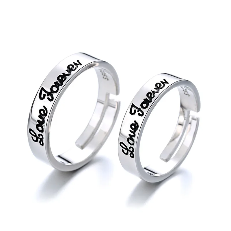 Обручальное кольцо S925 стерлингового серебра тренд с цирконием ювелирное изделие