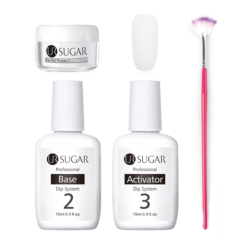 4Pcs set 1 Ur Sugar 5 мл Dip ногтей Порошковая голографическая блеск градиент Сияющий хромированный пигмент погружающийся порошок Набор для украшения ногтей DIY - Цвет: 4Pcs set 1