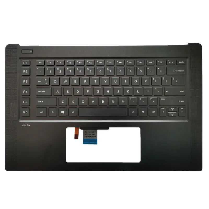 

Новая клавиатура для ноутбука HP OMEN 15 15-5000 15-5110ca, подставка для рук, верхний чехол, крышка для клавиатуры US 46M02QCS0001
