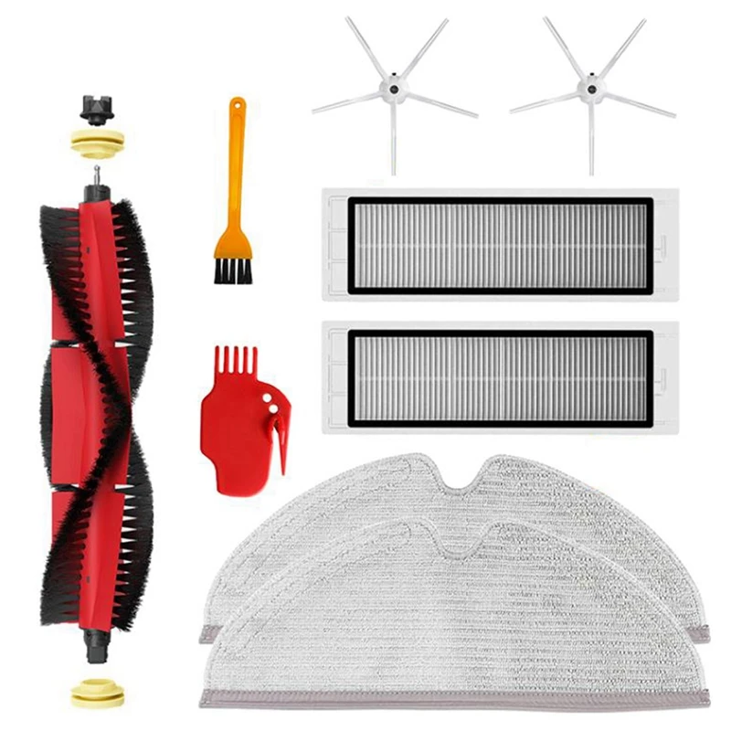 

HEPA Filter Main Side Brush Mop Cloth For Xiaomi Roborock S50 S51 S55 S6 S6 Pure Vacuum Cleaner Parts Accessories
