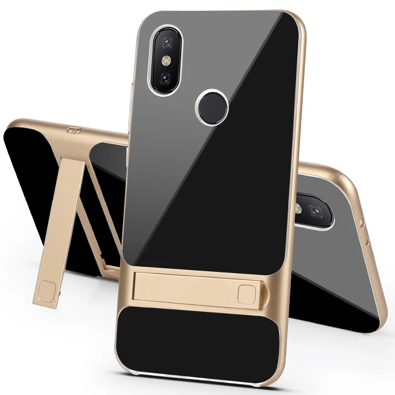 Силиконовый чехол накладка для мобильного телефона Xiaomi mi A2 6X с 3D подставкой