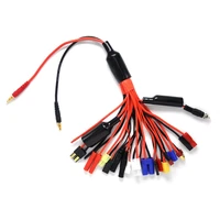19 in1 rc lipo battery charger adapter connector splitter wire octopus convert cable to 4 0mm banana plug lead cable for xt60
