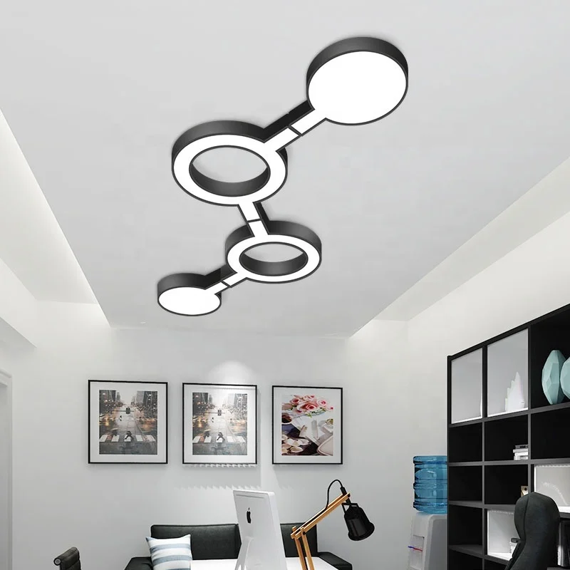Luxury Nordic Design Ceiling Lights Modern Led Lamp For Living Room Bedroom Office Acrylic Home Lighting scandinavian | Лампы и