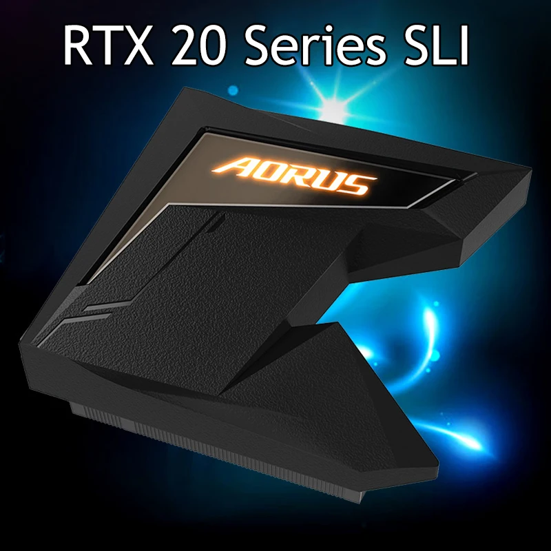 Универсальный RTX двойной графический SLI Crossfire мост RGB подсветка поддержка NVIDIA 2080S