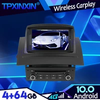 android 10 464g px6 ips carplay for renault megane 2 fluence 2002 2008 tape recoder multimedia player head unit gps auto radio