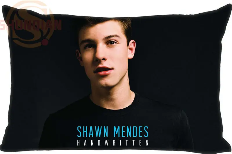 

Custom Pillowcase Shawn Mendes rectangle Zipper Pillow Throw Pillow Case Cover 45x35cm(One Side) Printed