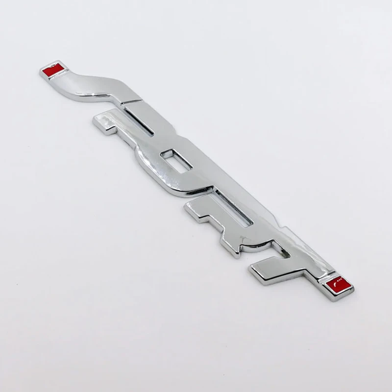 Металлический 3D хромированный черный/Серебряный Автомобильный багажник гонки