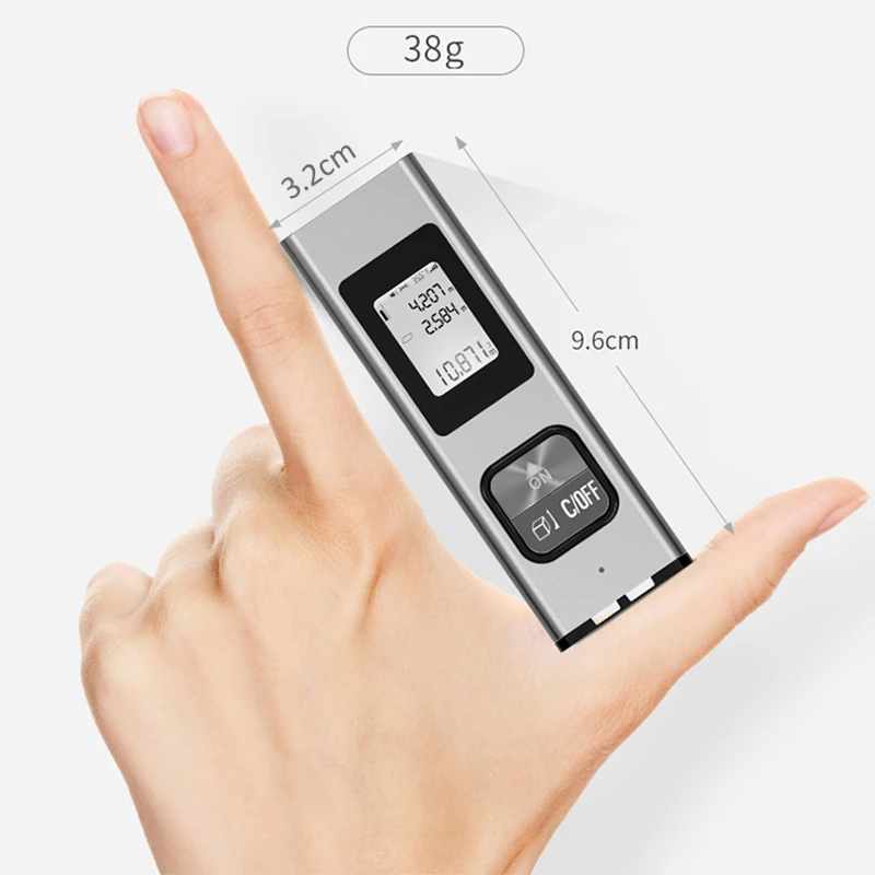 Лазерный дальномер JRTMFG 40 м цифровой лазерный измеритель из алюминиевого сплава с