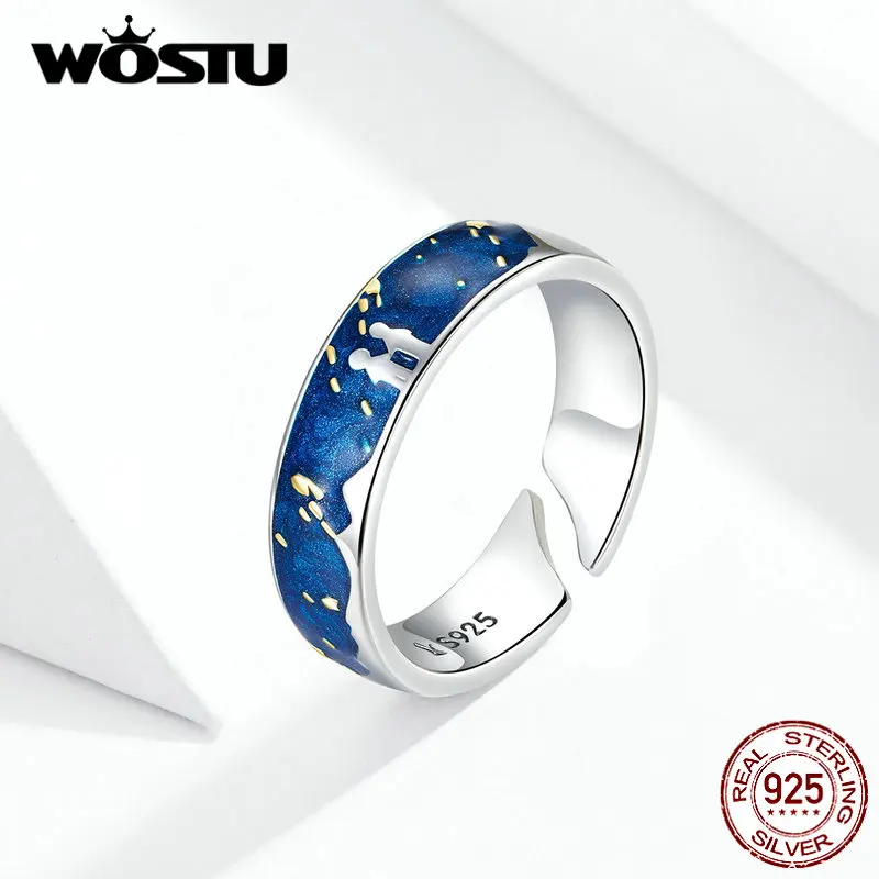 Женское кольцо из серебра 100% пробы с метеоритом | Украшения и аксессуары