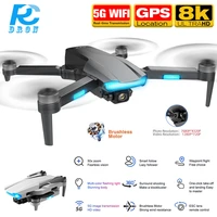 s106 rc quadcopter dron with camera hd 8k gps anti lost long distance 5g wifi fpv brushless smart follow drones professional