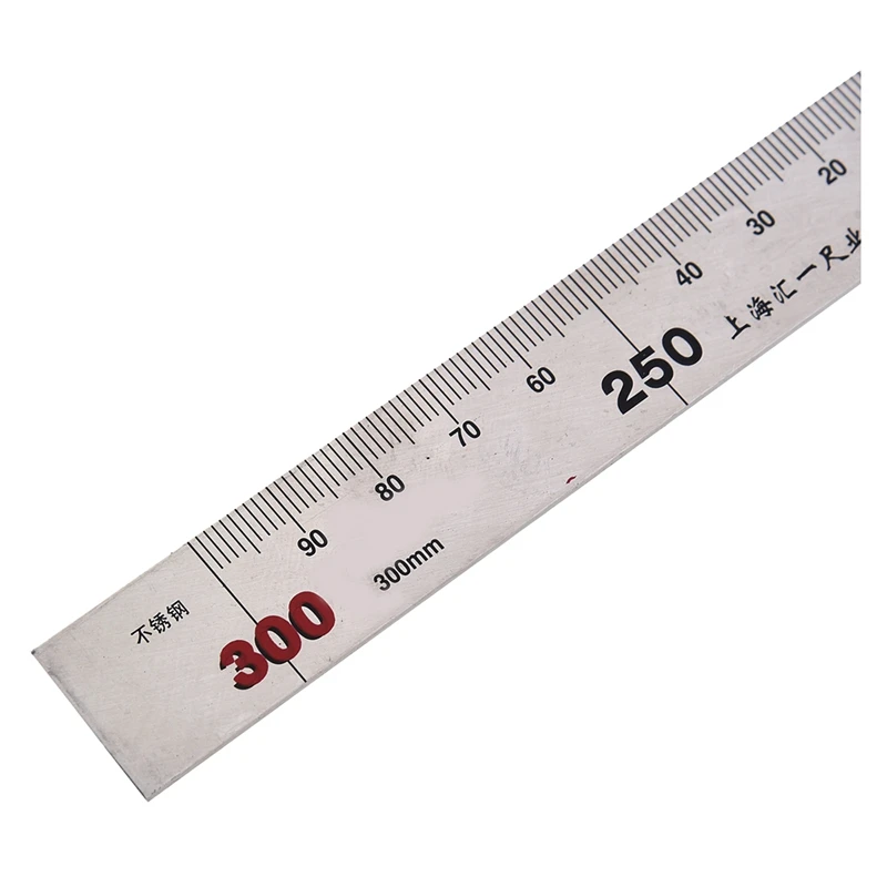 

Stainless Steel 150 x 300mm 90 Degree Angle Metric Try Mitre Square Ruler