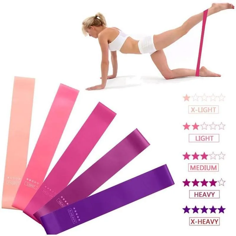 

Yoga Training Fitness Gum Exercise Strength Resistance Bands Pilates Sport Rubber Fitness Bands Crossfit Workout Equipment