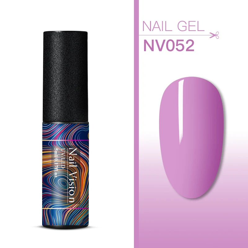 S06647 Nail Vision, 176 цветов, чистый цвет, набор гель-лаков, UV Vernis, полуперманентный, впитывающий, 5 мл, Гель-лак для ногтей, маникюра - Цвет: S06647