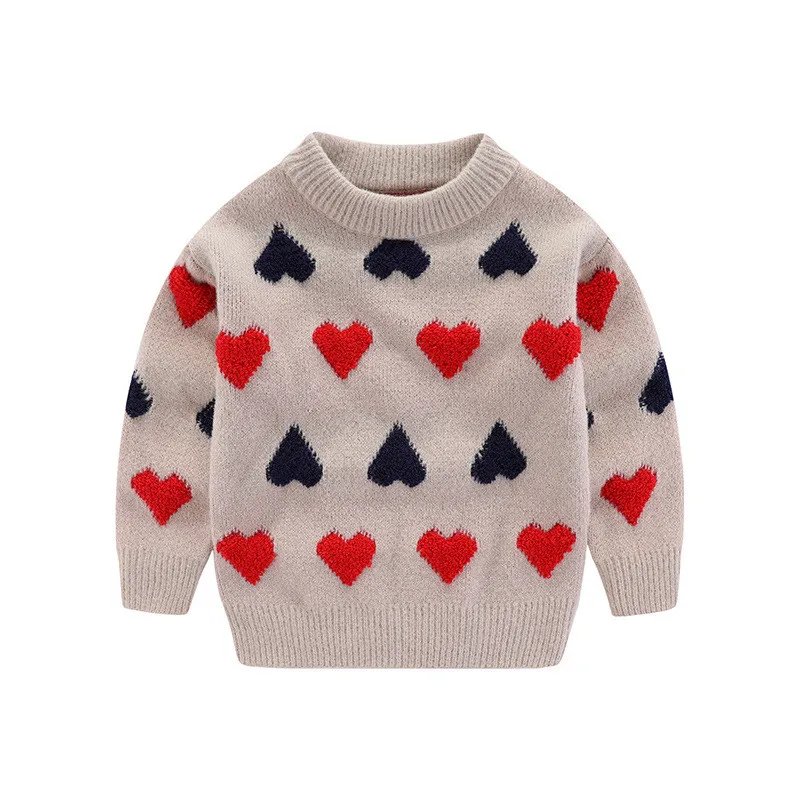 Модный свитер для маленьких девочек зимние кардиганы вязаный мальчиков 2019 г.