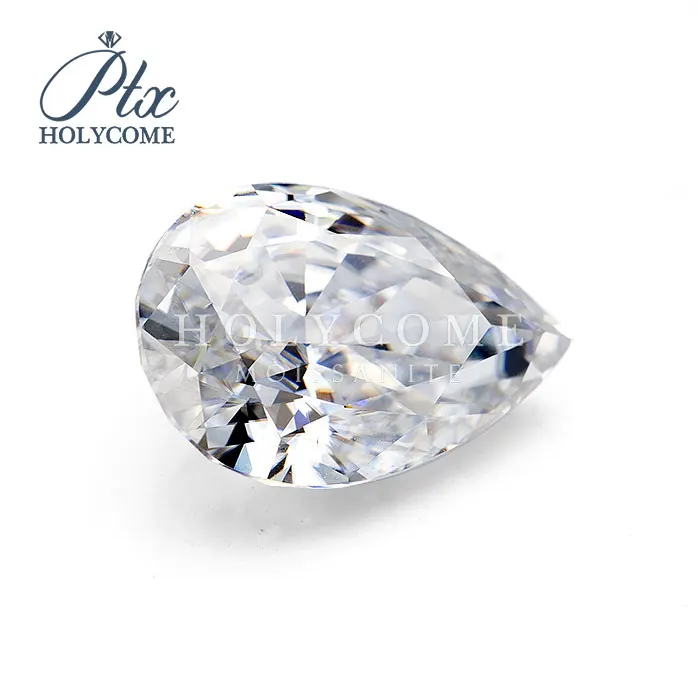 2X3mm 2020 Pear cut Высокое качество D VVS1 свободное моиссанит для алмазного кольца
