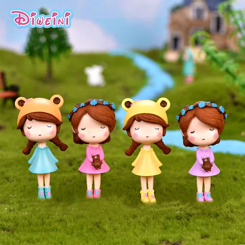 Симпатичная модель для девочек фигурка кукольный домик свадебная кукла