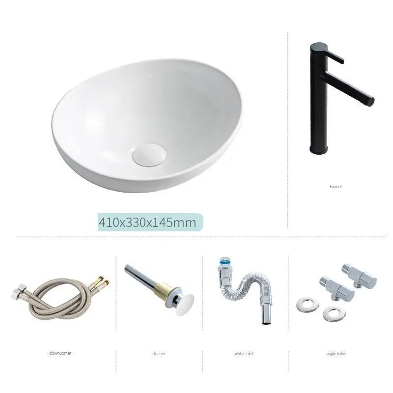 Lavatorio чаша де Appoggio Куба Para Black Umywalka Evier Lavandino Bagno Waschtisch раковина для ванной комнаты Lavabo Pia Banheiro - Цвет: MODEL O