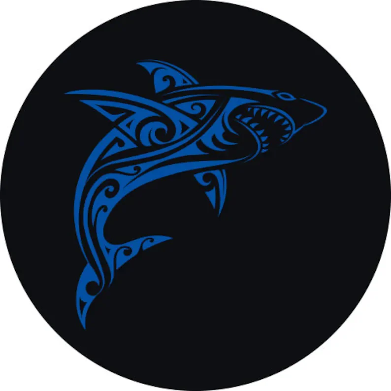

Tribal Shark Flag Spare Tire Cover For Car - Car Accessories, Custom Spare Tire Covers Your Own Personalized Design,